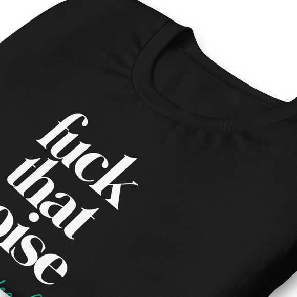 Fuck That Noise In Your Head Yoga Bitch Buttery Soft Loose Fit Tee NWT - Picture 11 of 16